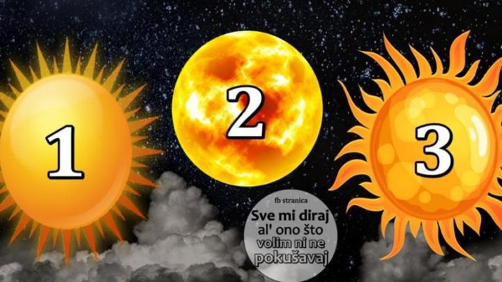 SUNCE koje IZABERES otkriva NESTO VAZNO o tebi –  NEVEROVATNO TACNO!