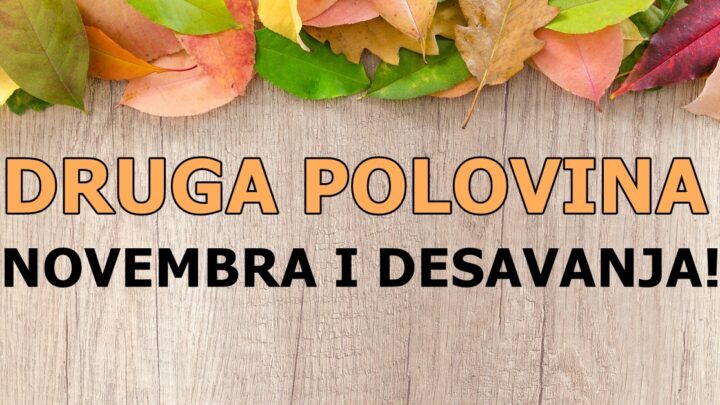 Dok se krecemo kroz drugu polovinu mjeseca novembra, zvijezde pripremaju svoje tajanstvene igre!